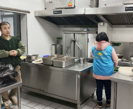 银矿地质社区 文明有“宁”，携手同行，共筑餐饮安全防线